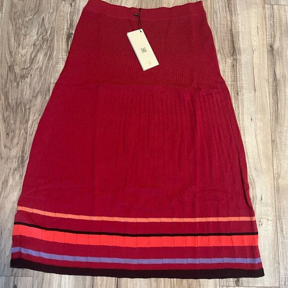 IVKO Woman - Wool Skirt with Ribs Rosewood new! Size 38 M - Picture 9 of 12